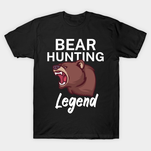 Bear hunting legend T-Shirt by maxcode